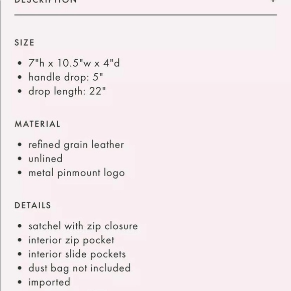 Kate Spade tippy sm triple compartment satchel - Picture 6 of 10